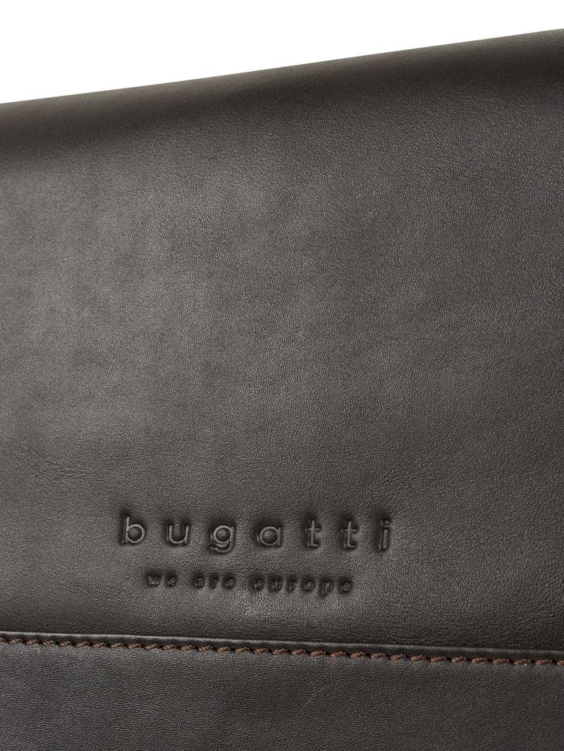 Messenger Bag aus Leder in dunkelbraun