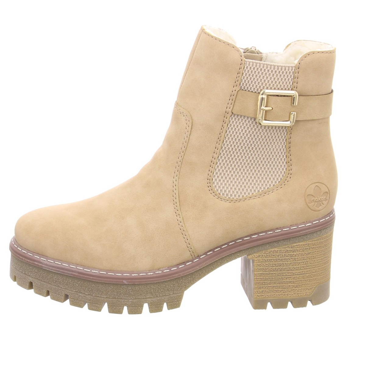 RIEKER Stiefeletten beige