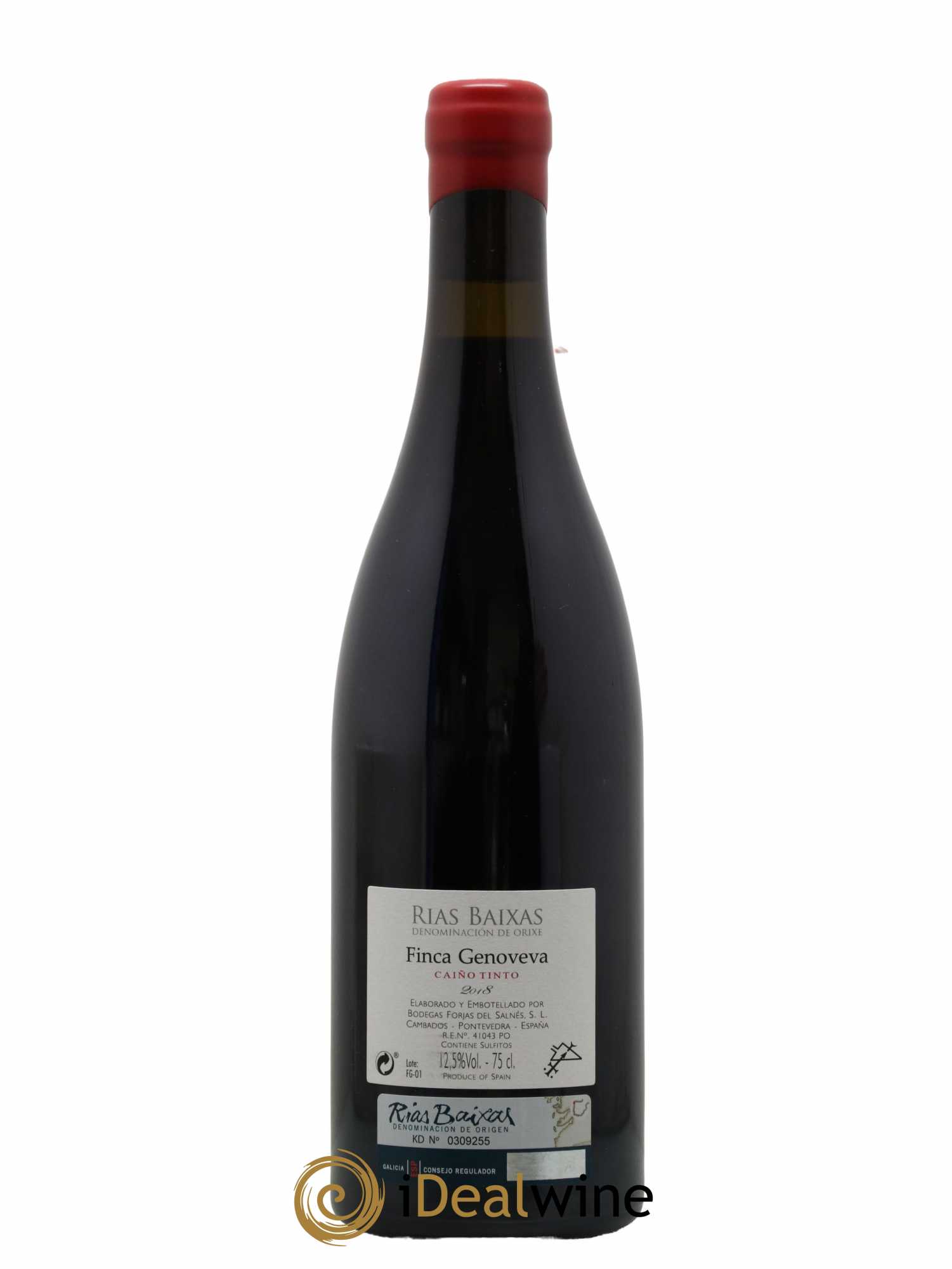 Espagne Rias Baixas Forjas Del Salnés Finca Genoveva Caino 2018 - Lot de 1 Bouteille
