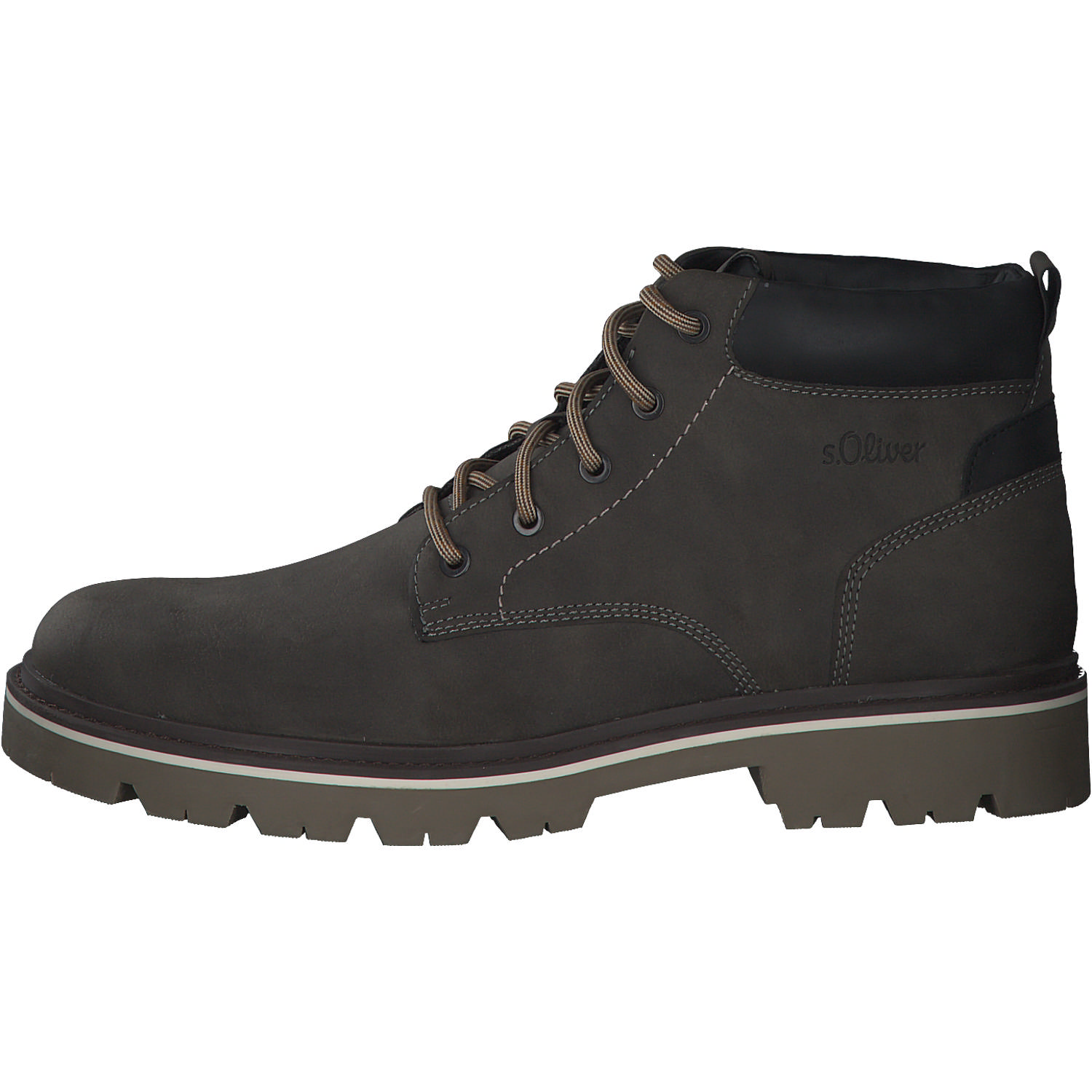 s. Oliver 15230, Schnürstiefeletten, Herren, dk taupe