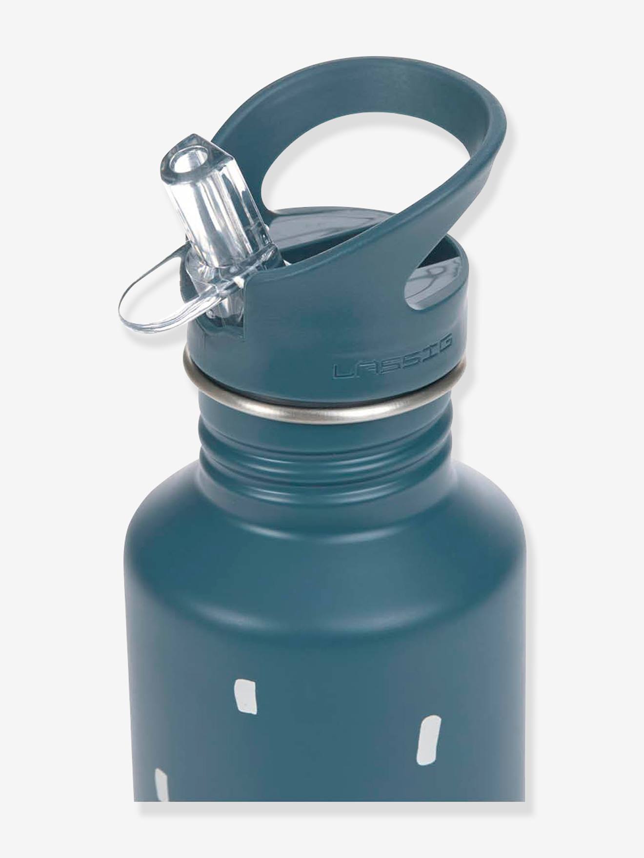 Lässig Kinder Edelstahl-Trinkflasche ADVENTURE/YUMMY LÄSSIG - grau/rosa