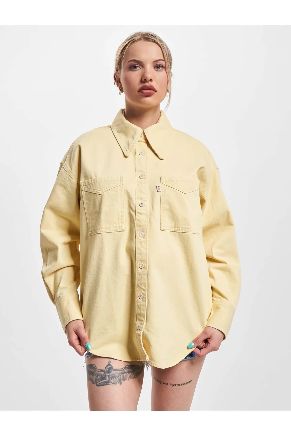 Levi&'s  Damen Levis Jadon Denim Langarmhemd