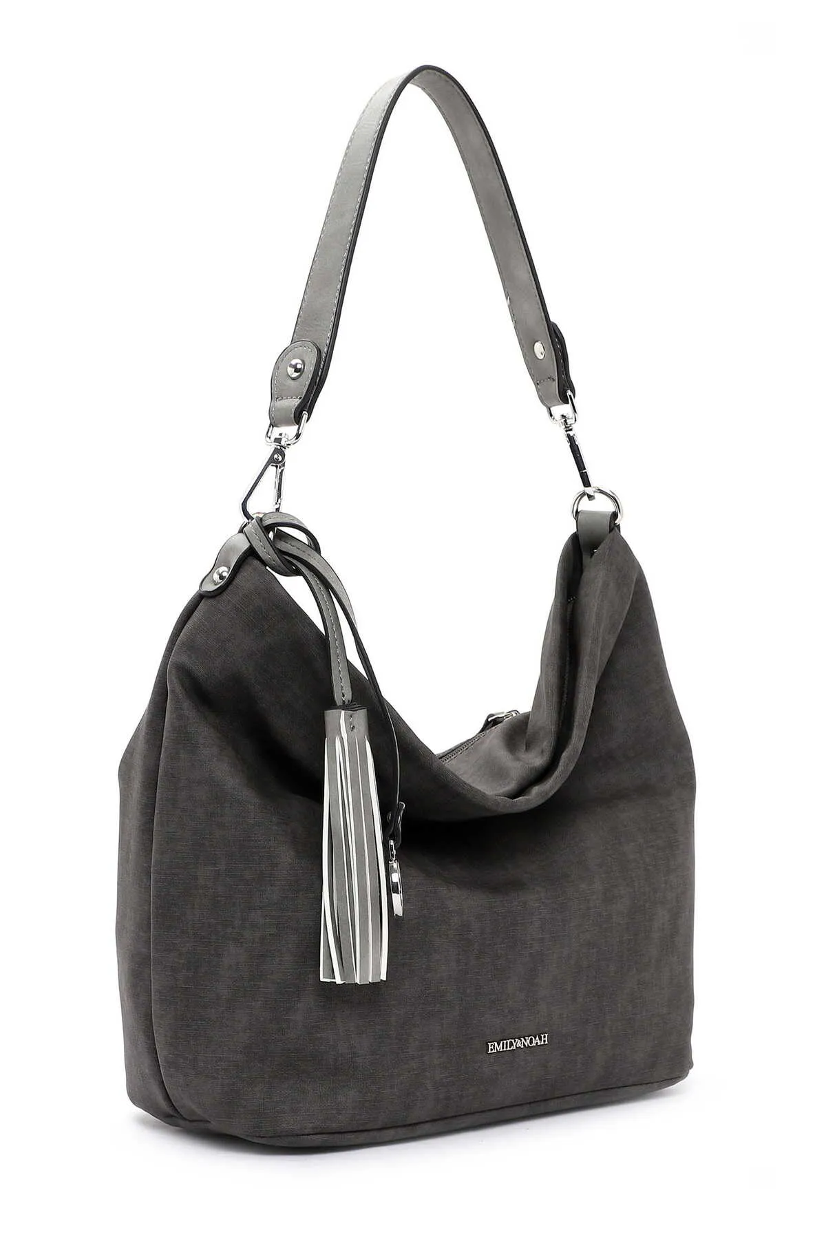 Emily & Noah  Handtasche - Grau - Unifarben