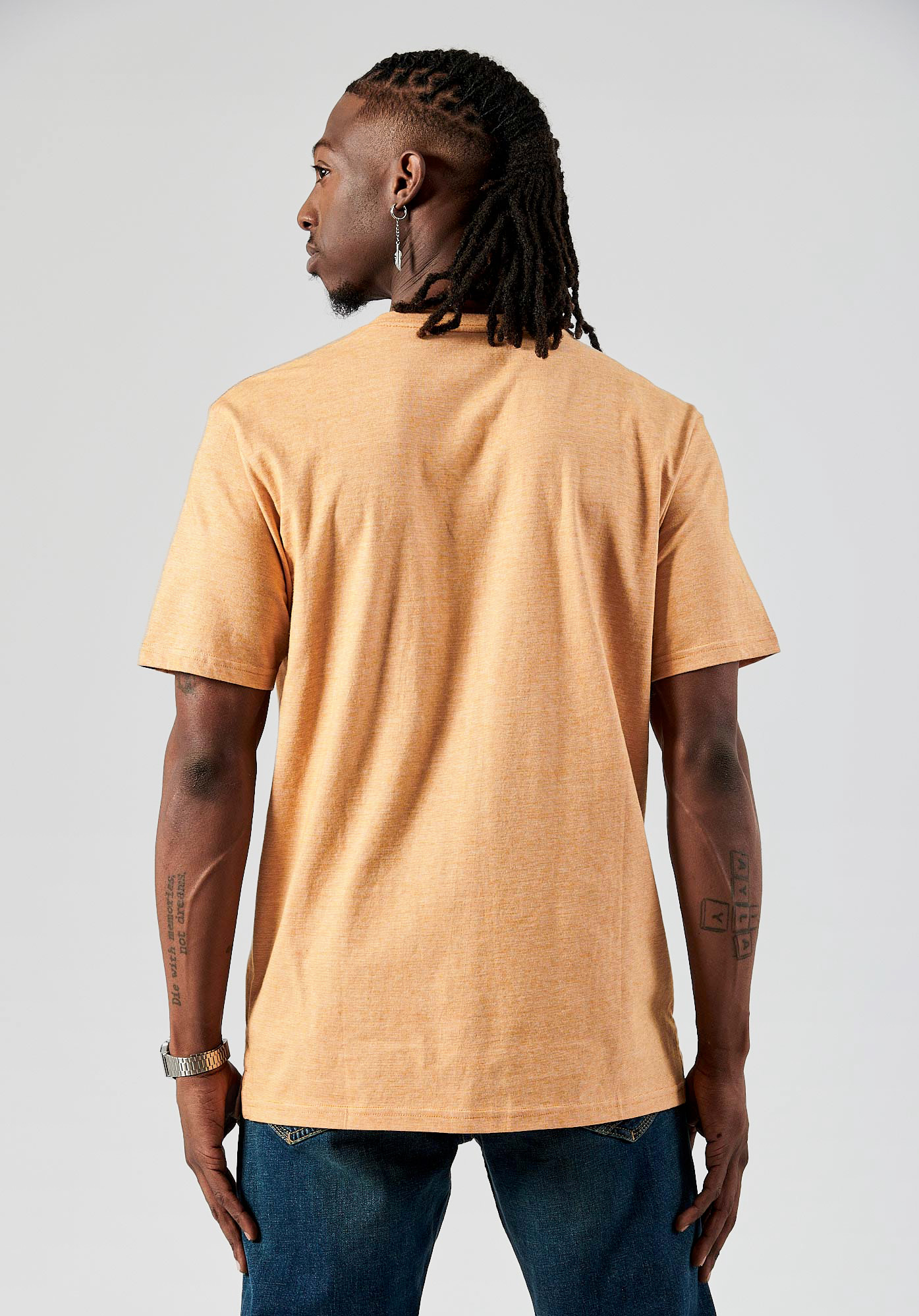 SAVE   T-shirt orange Homme en 100% coton