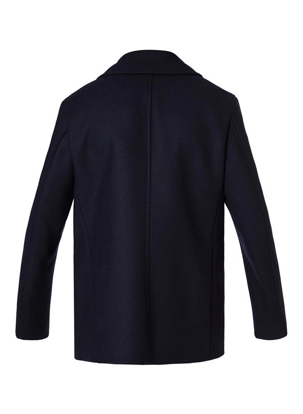 BOSS Black, Cabanjacke Clay, Wolle, dunkelblau
