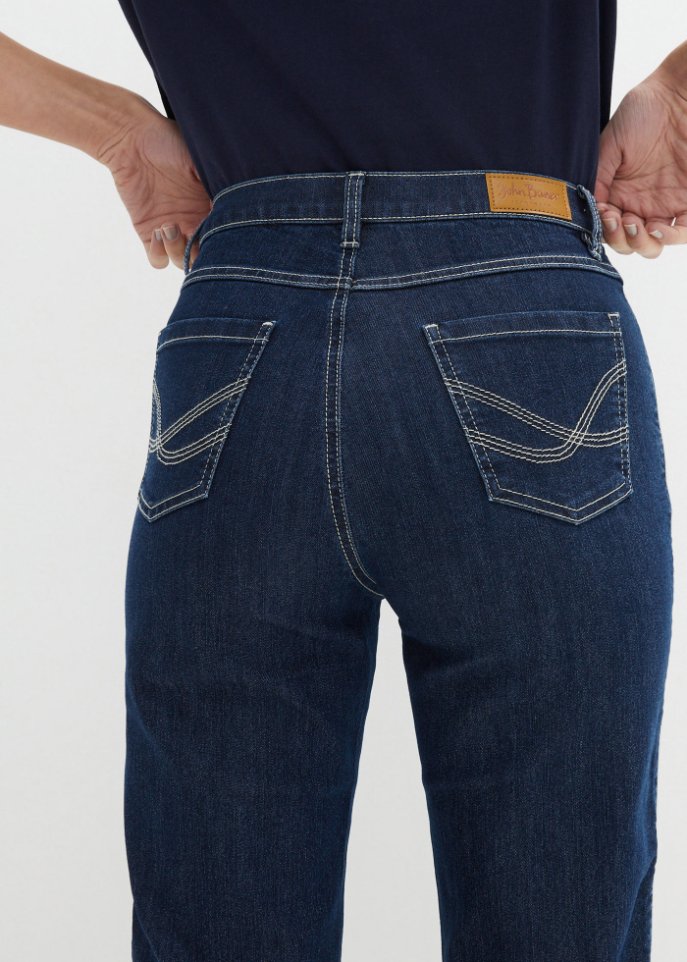 Komfort-Stretch-Jeans-Bermuda