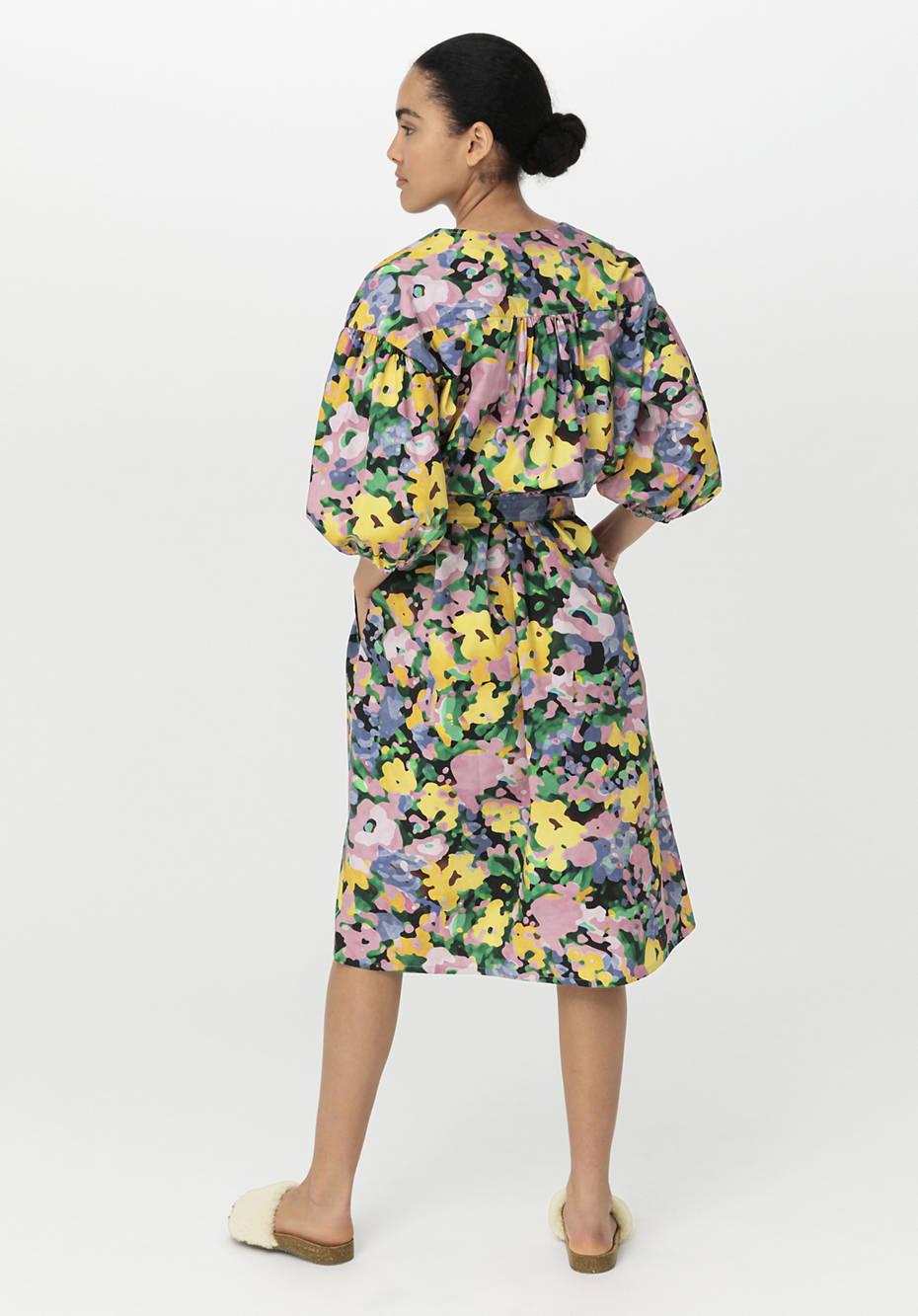 Midi-Kleid aus reiner Bio-Baumwolle