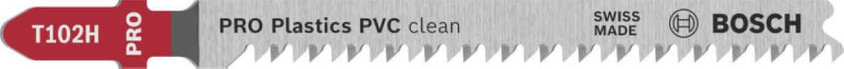 Bosch Blue Accessories 2608665238 PRO Plastics PVC clean T102H szúrófűrészlap 100 mm 2 darabos