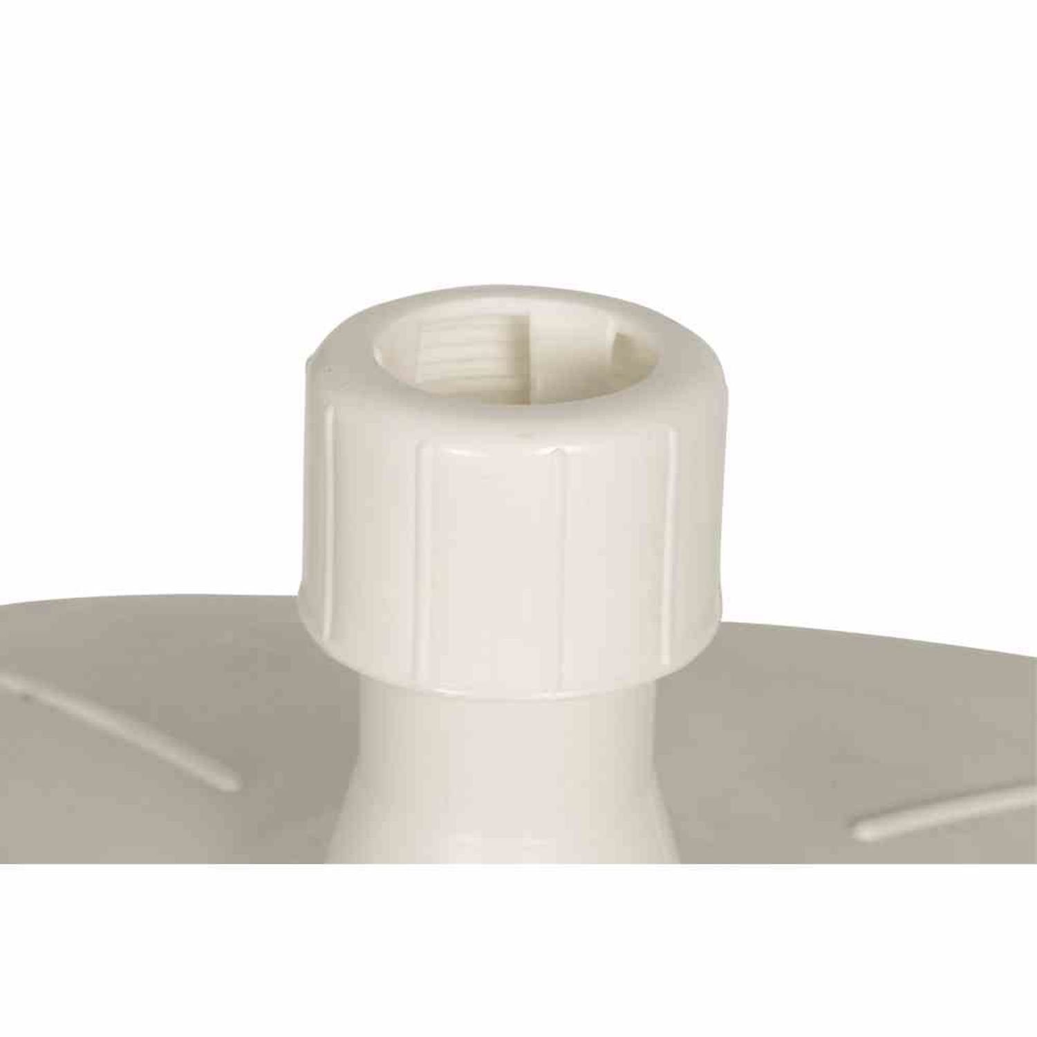 Enne Plastica Group Srl Kunststoffschirmständer Schirmständer 50 Liter, befüllbar, mit Rolle, weiß Polyethylen-HD, für