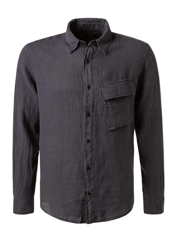 BELSTAFF, Hemd, Reines Leinen, dunkelblau
