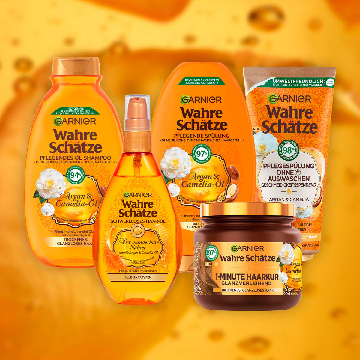 Shampoo Argan & Camelia Öl, 300 ml