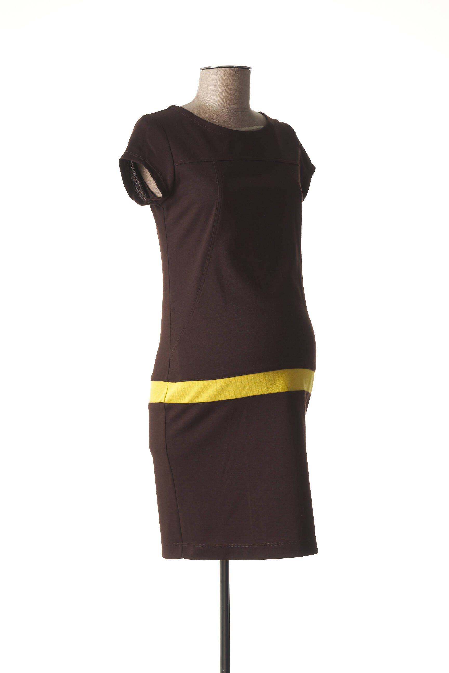 Nina Belly Robes Maternite Femme couleur marron