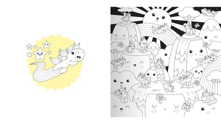 Mein super Kawaii - Malbuch