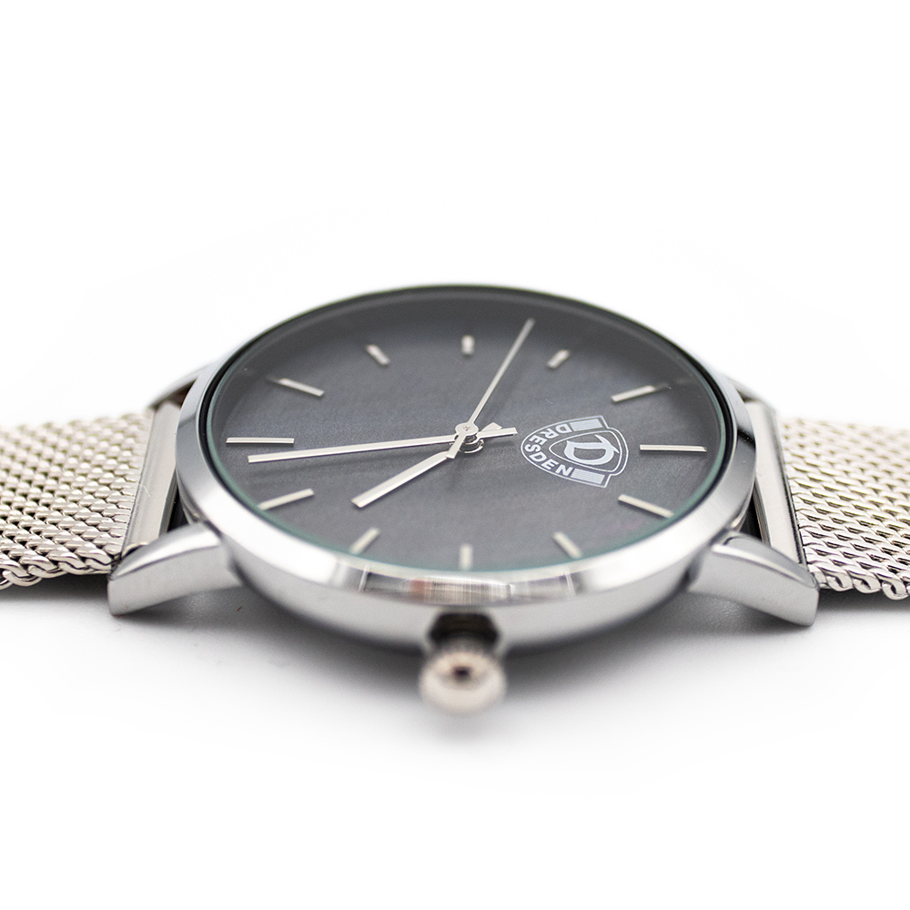 Damen-Armbanduhr LOGO Edelstahl silber