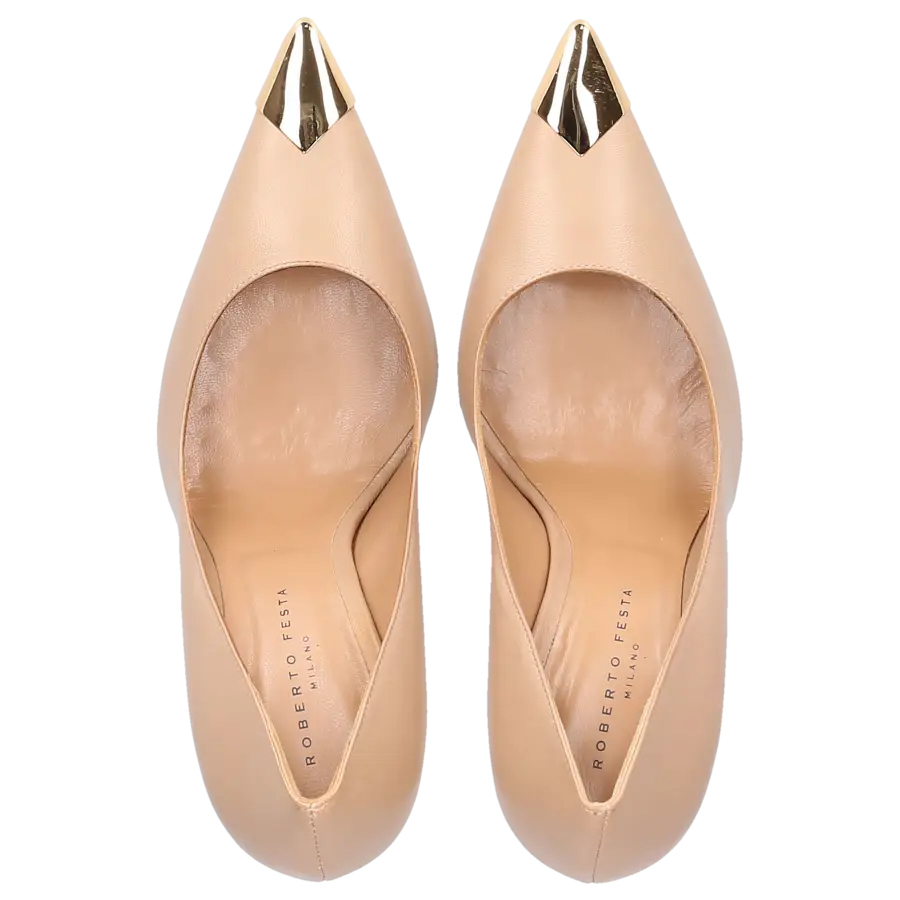 Roberto Festa - Pumps ICON Nappaleder - beige