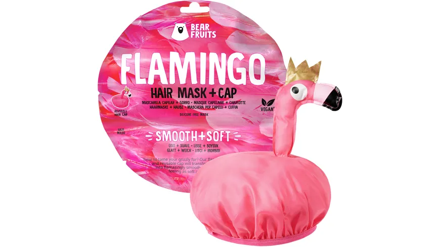 Bear Fruits Haarkur/Balsam/ Flamingo 20ml + Cap 20 ml