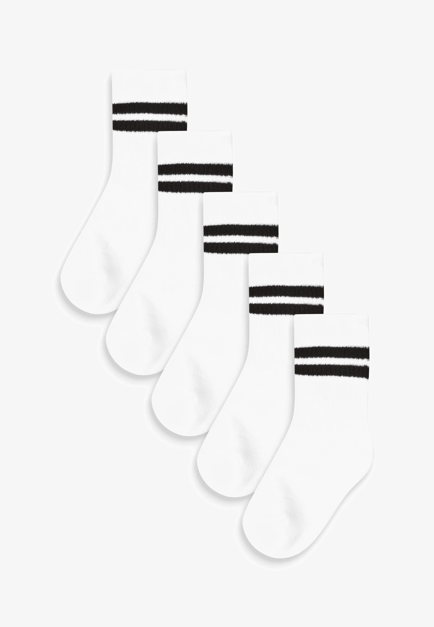 CALCETINES ACANALADOS CON PLANTILLA ACOLCHADA (PAQUETE DE 5) - Calcetines