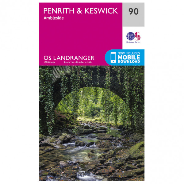 Ordnance Survey - Penrith / Keswick L090 - Wanderkarte