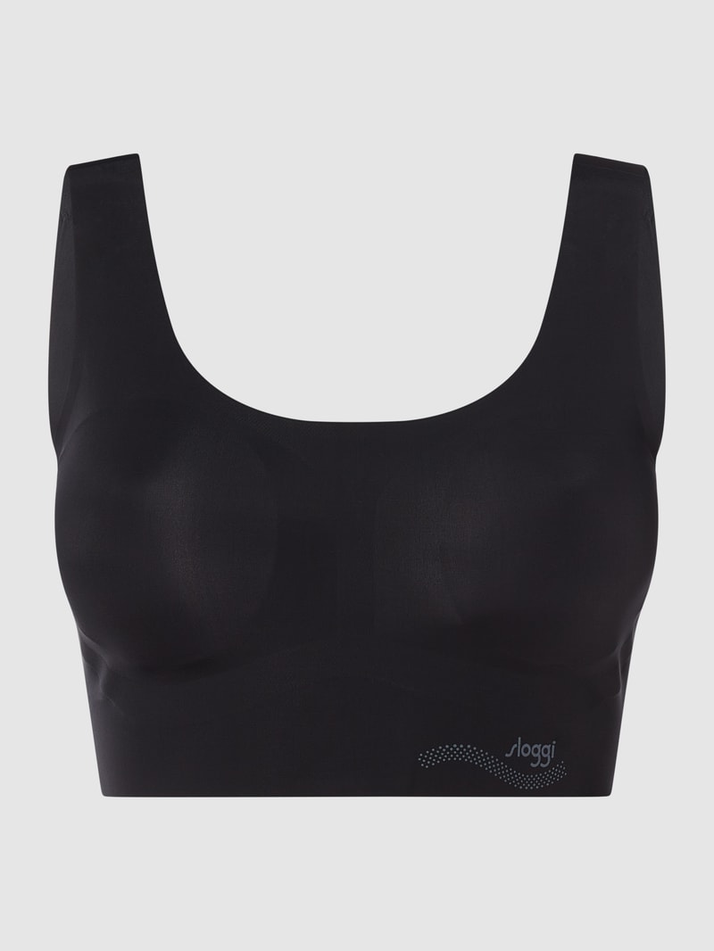 Bustier aus Mikrofaser in schwarz