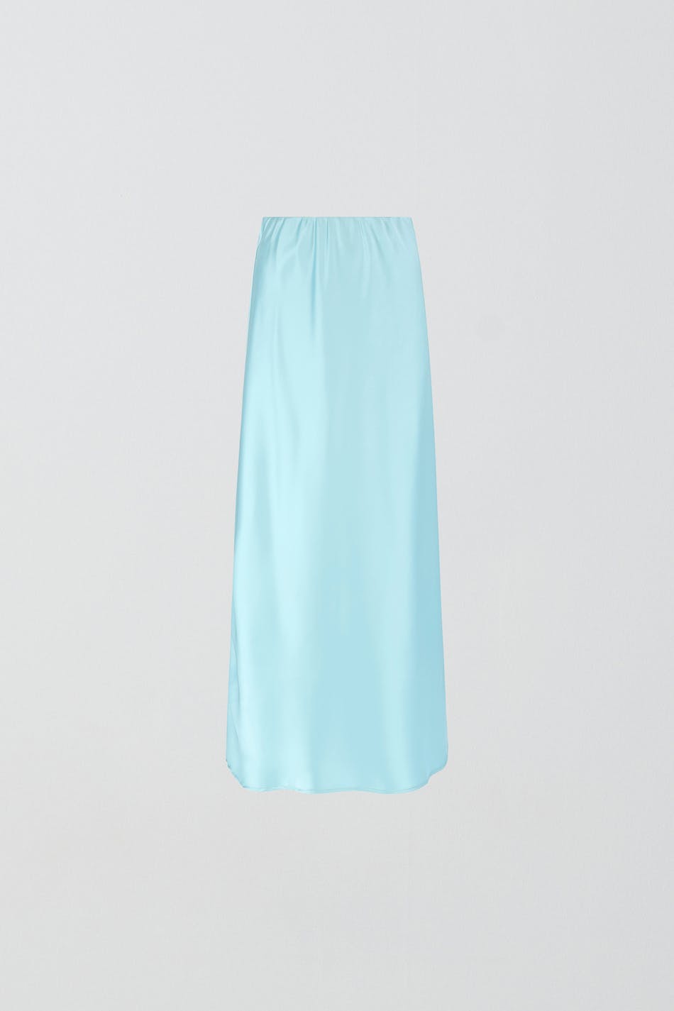 Satin maxi skirt