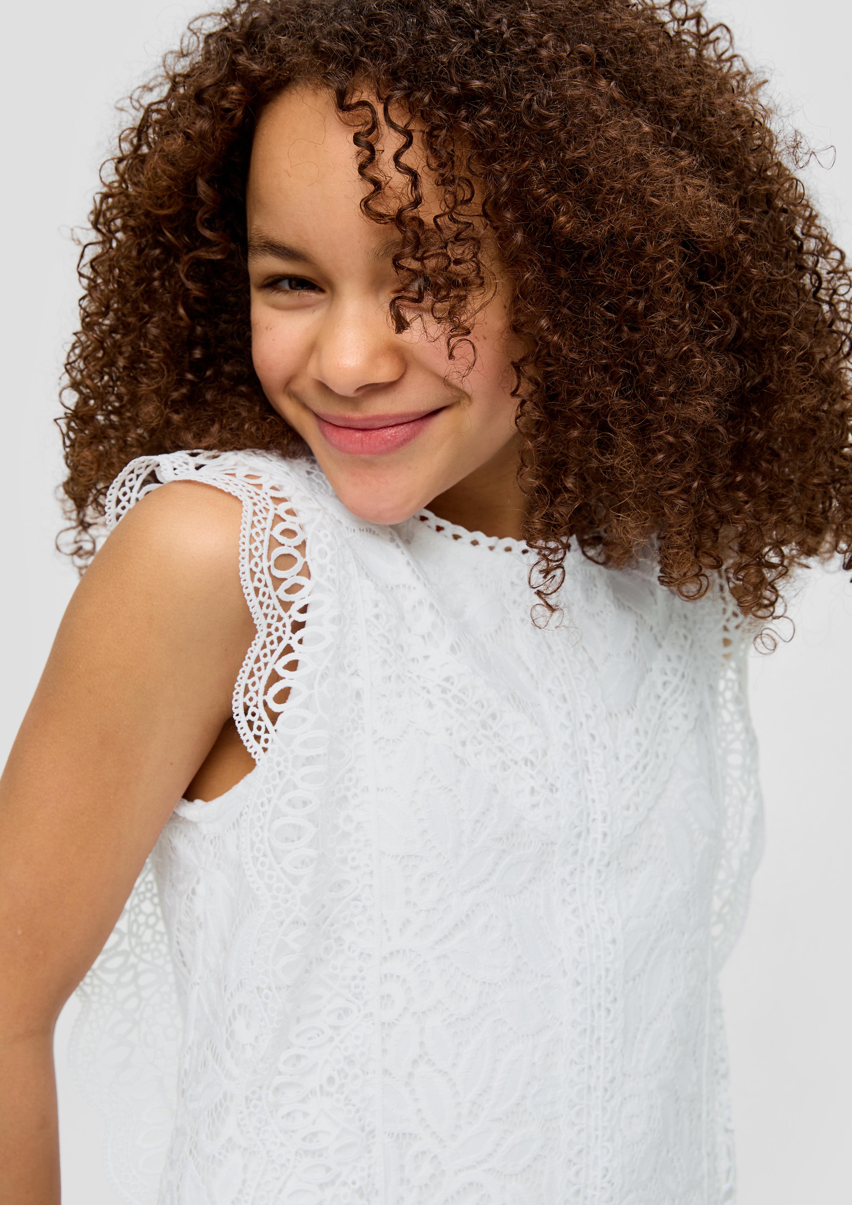 Bluse aus Lochspitze  2145656-0100