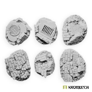 Medium Old Town Ruins Basing Kit (6)