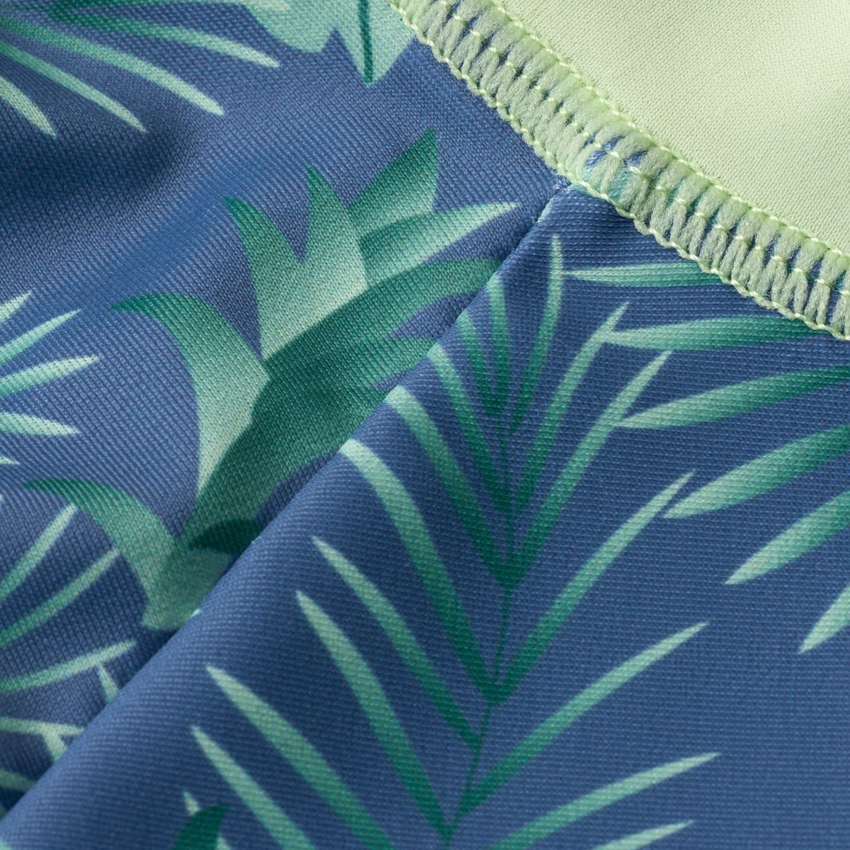 UV Shirt mit Pflanzen-Muster, blau, Gr. 110/116, 1 St