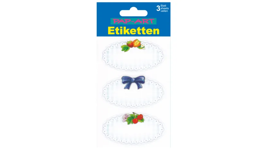 PAP-ART Einmach-Etiketten Früchte 704-04