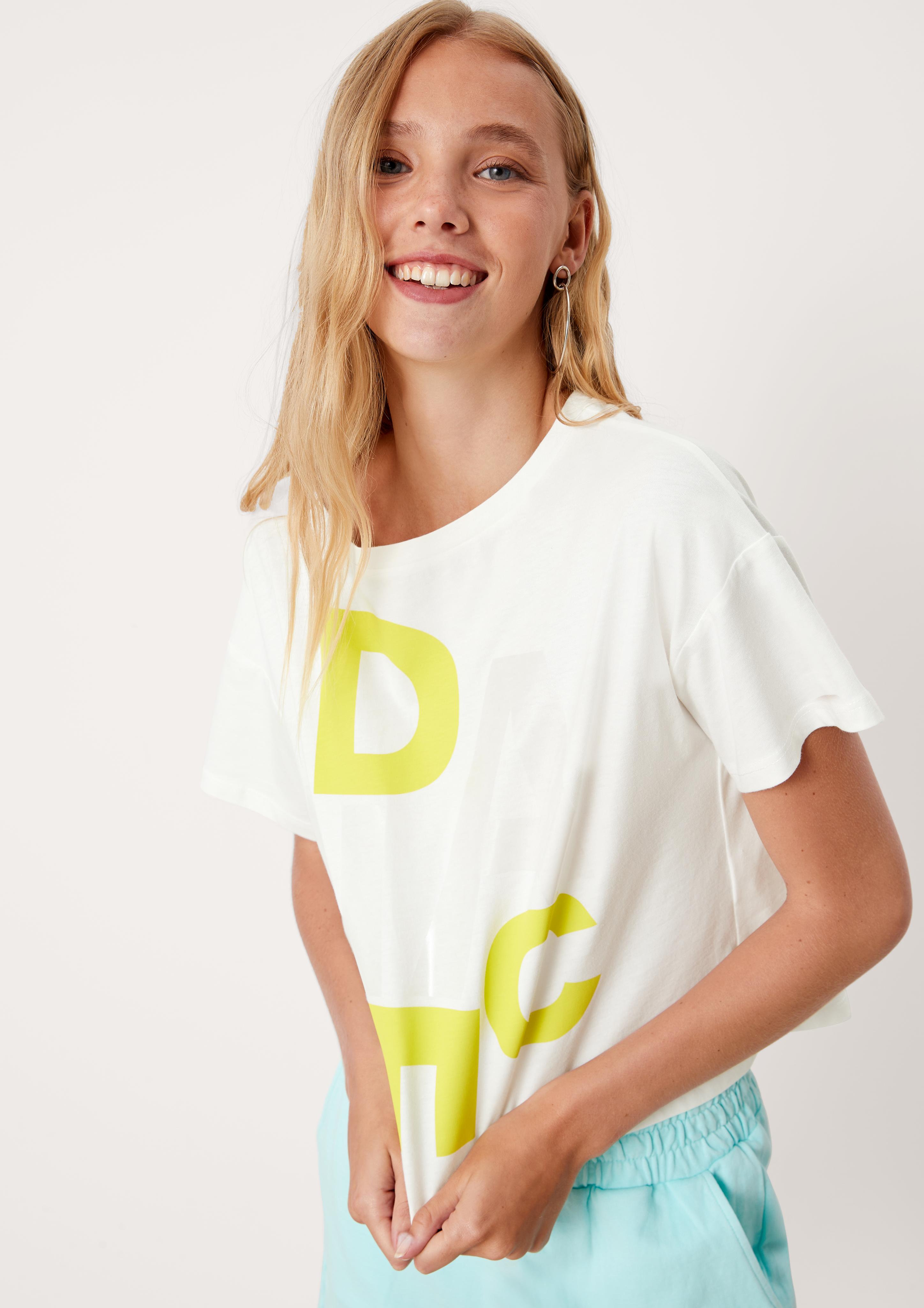 Cropped Shirt mit Print  2124657-02D0