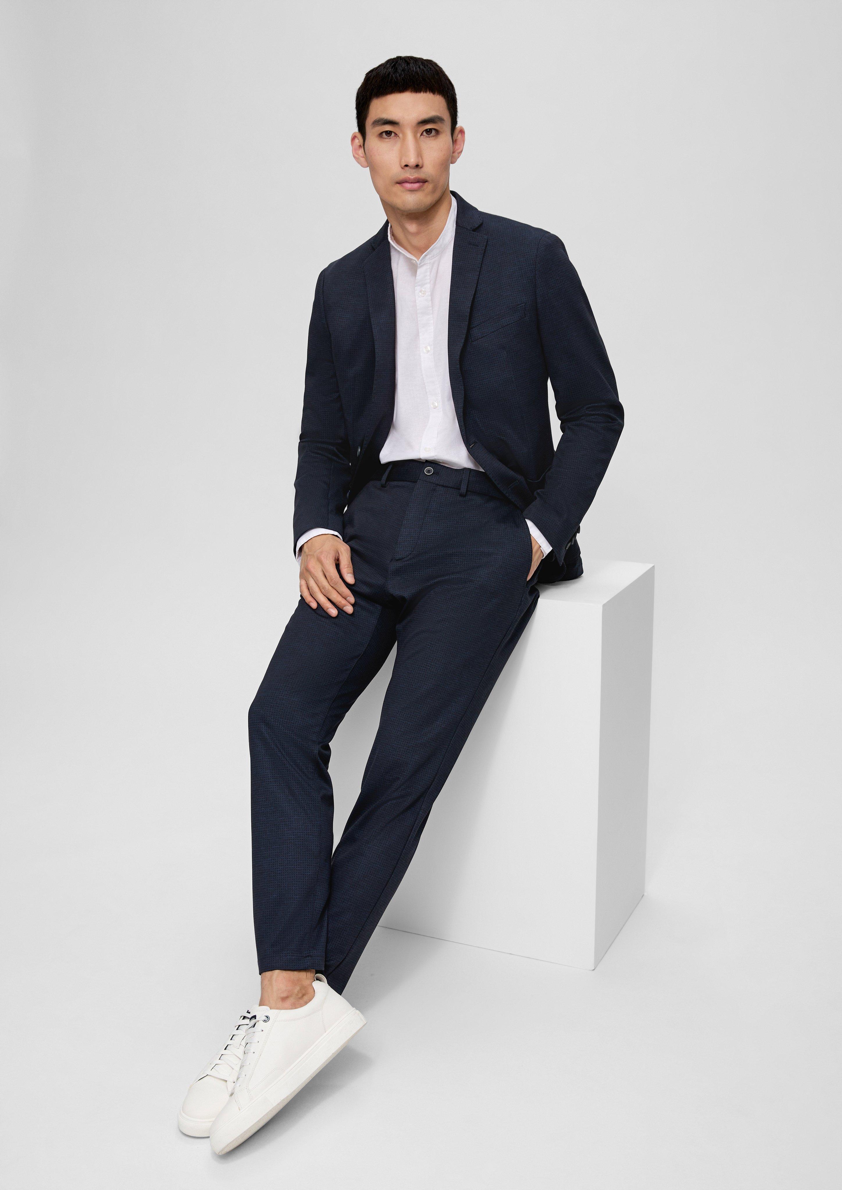 Slim: Sakko mit aufgesetzten Taschen  2137147-59A8