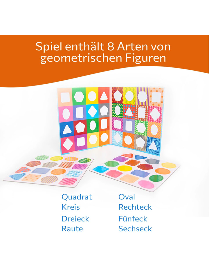 MAGNIKON Zuordnungsspiel Formen, Farben und Muster mit 32 Magneten ab 3 Jahren günstig kaufen onesize
