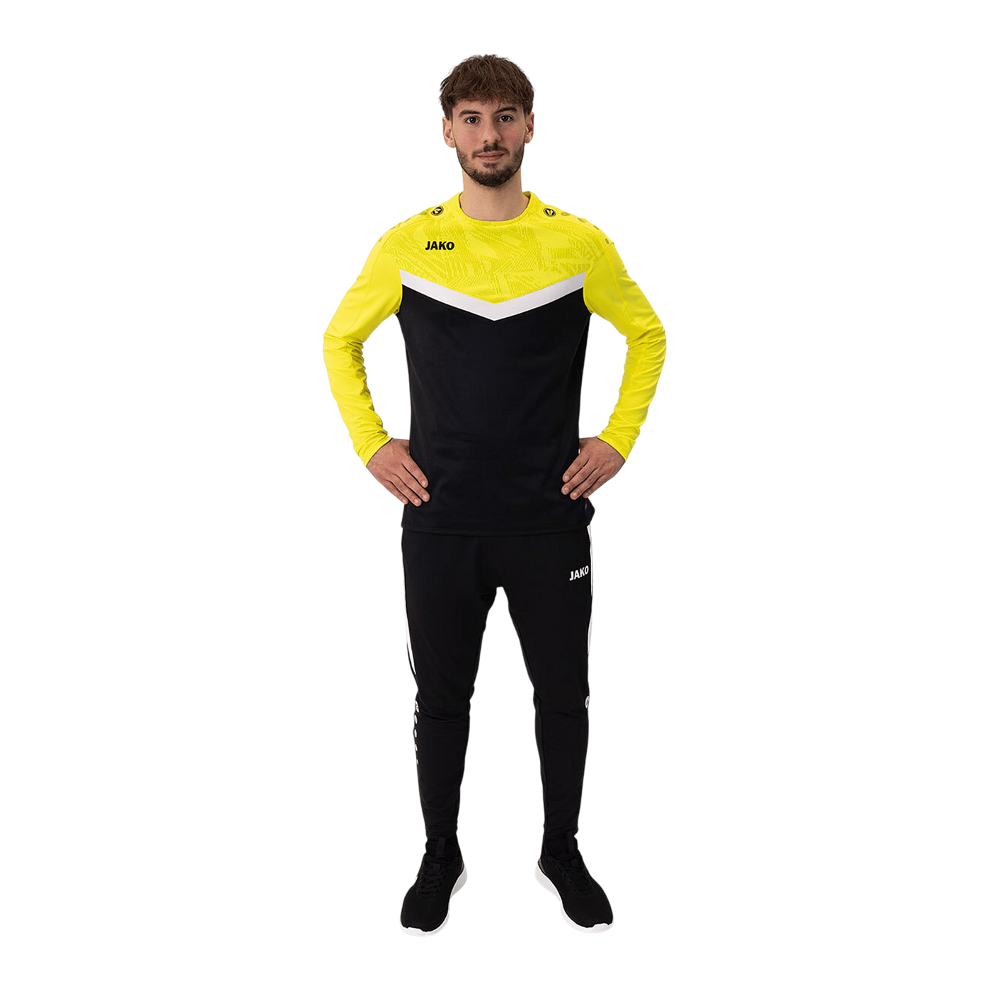 JAKO Iconic Sweatshirt Schwarz F808