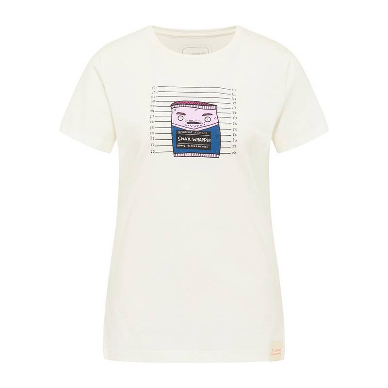 SOMWR T-Shirt With Snax Wrapper Print T-Shirt Damen