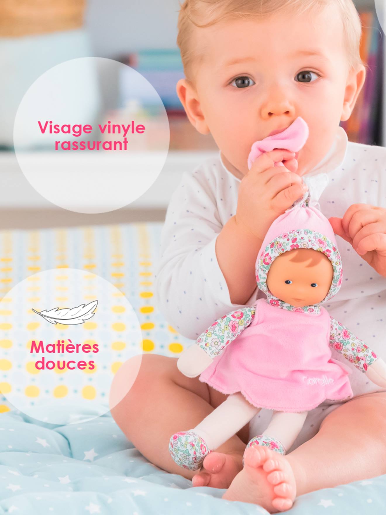 Corolle Babypuppe Miss Rose jardin en fleurs COROLLE - rosa