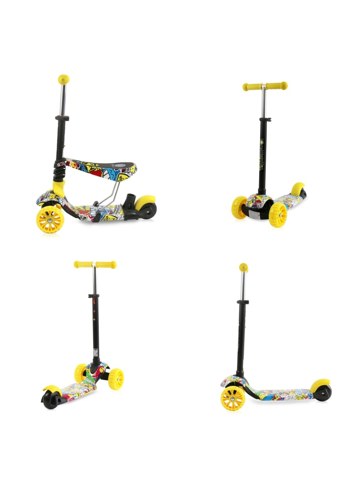 Lorelli Kinderroller Draxter Plus 3in1 in gelb günstig kaufen onesize