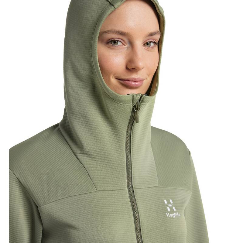 Haglöfs Willow Mid Hood Fleecejacke Damen