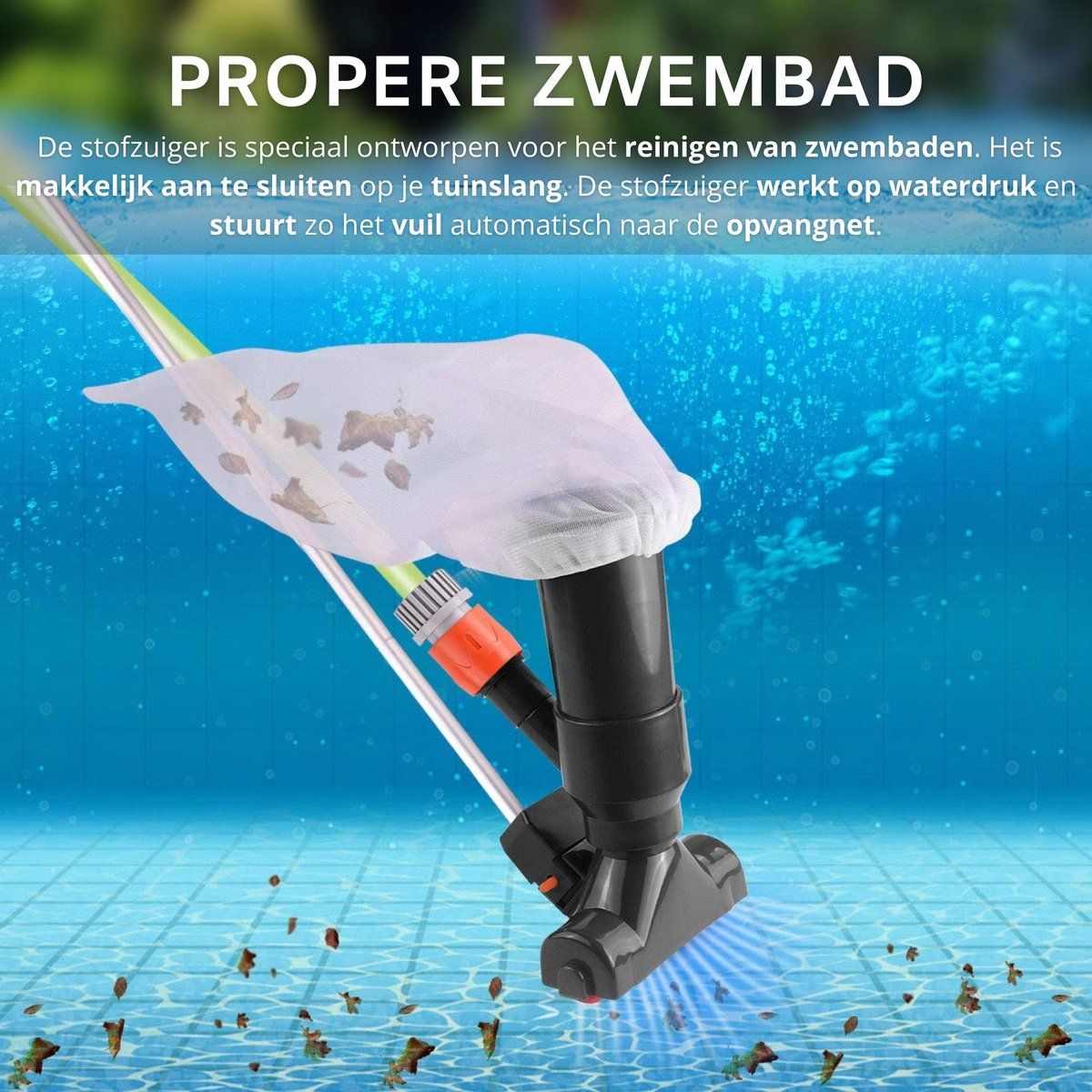 Aquaswan 120 cm Pool-Staubsauger