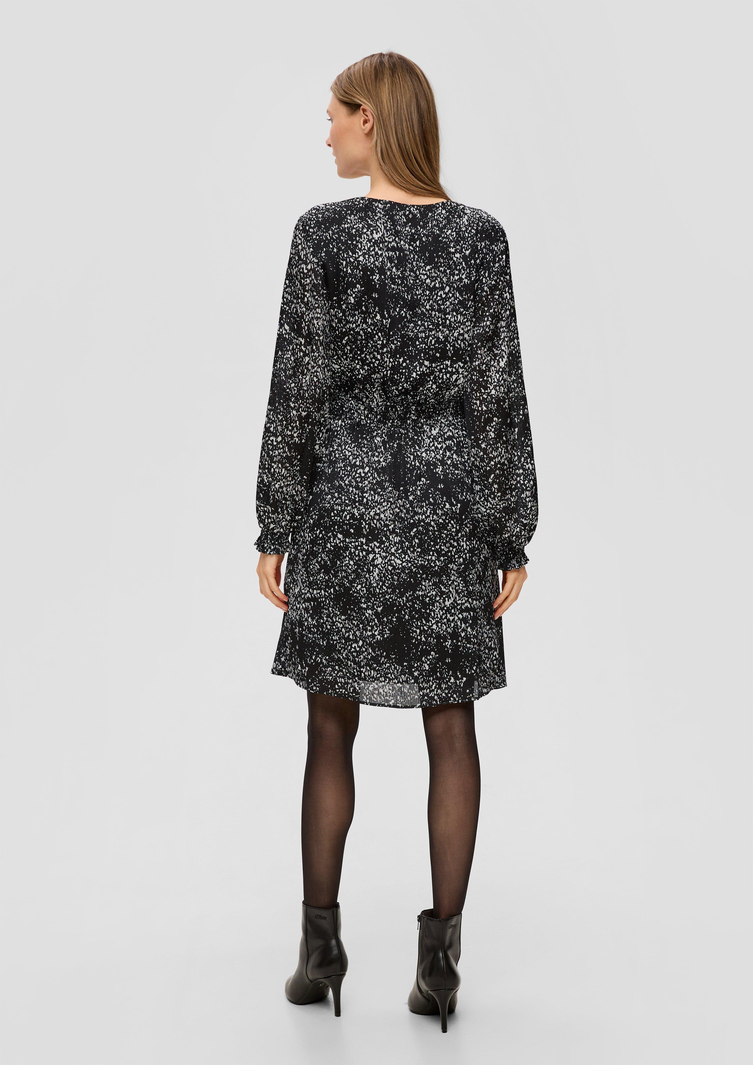 Kurzes Kleid in Wickel-Optik  2145882-99A2