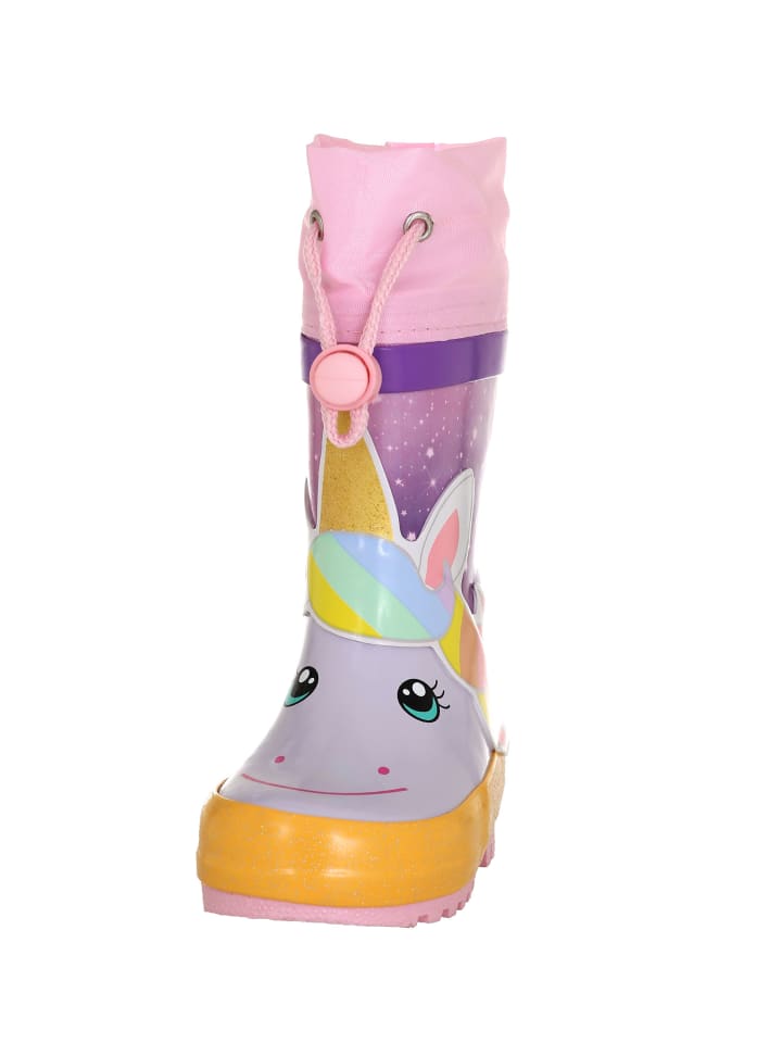 Playshoes Gummistiefel Einhorn in Flieder günstig kaufen