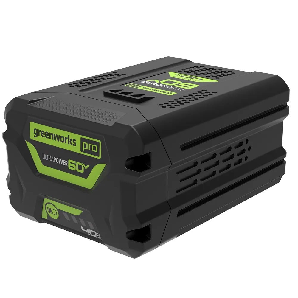 Kit de ferramentas multifuncionais GREENWORKS 60V, 1 x 4,0 Ah, para motosserra de poda, aparador de sebes e aparador de bordas TTKIT906