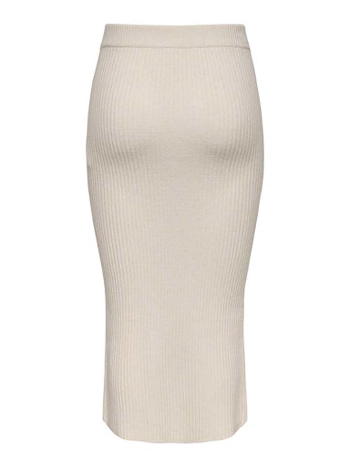 ONLY Strickrock in Creme günstig kaufen