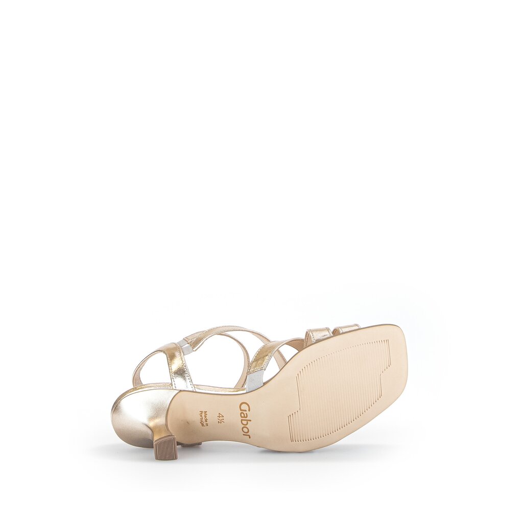 Gabor fashion Riemchensandale gold