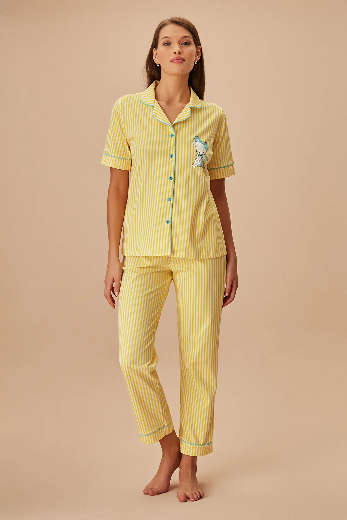 SUWEN  Lulusu Maskulines Pyjama-Set
