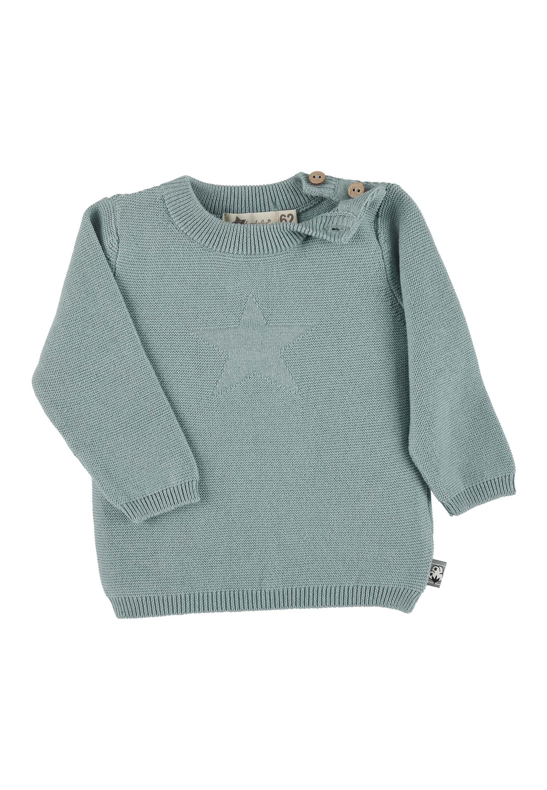 Sterntaler® Langarmshirt GOTS Strick-Pullover Stern (1-tlg)