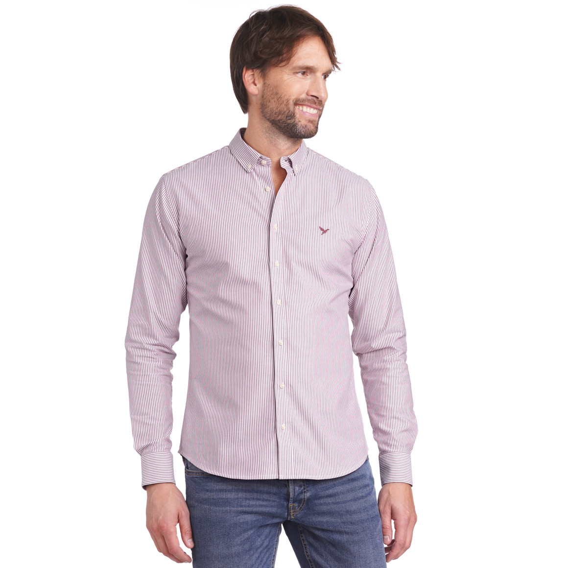 Herren Hemd mit Button-down-Kragen