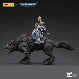 Warhammer 40k Actionfigur 1/18 Space Wolves Thunderwolf Cavalry Frode