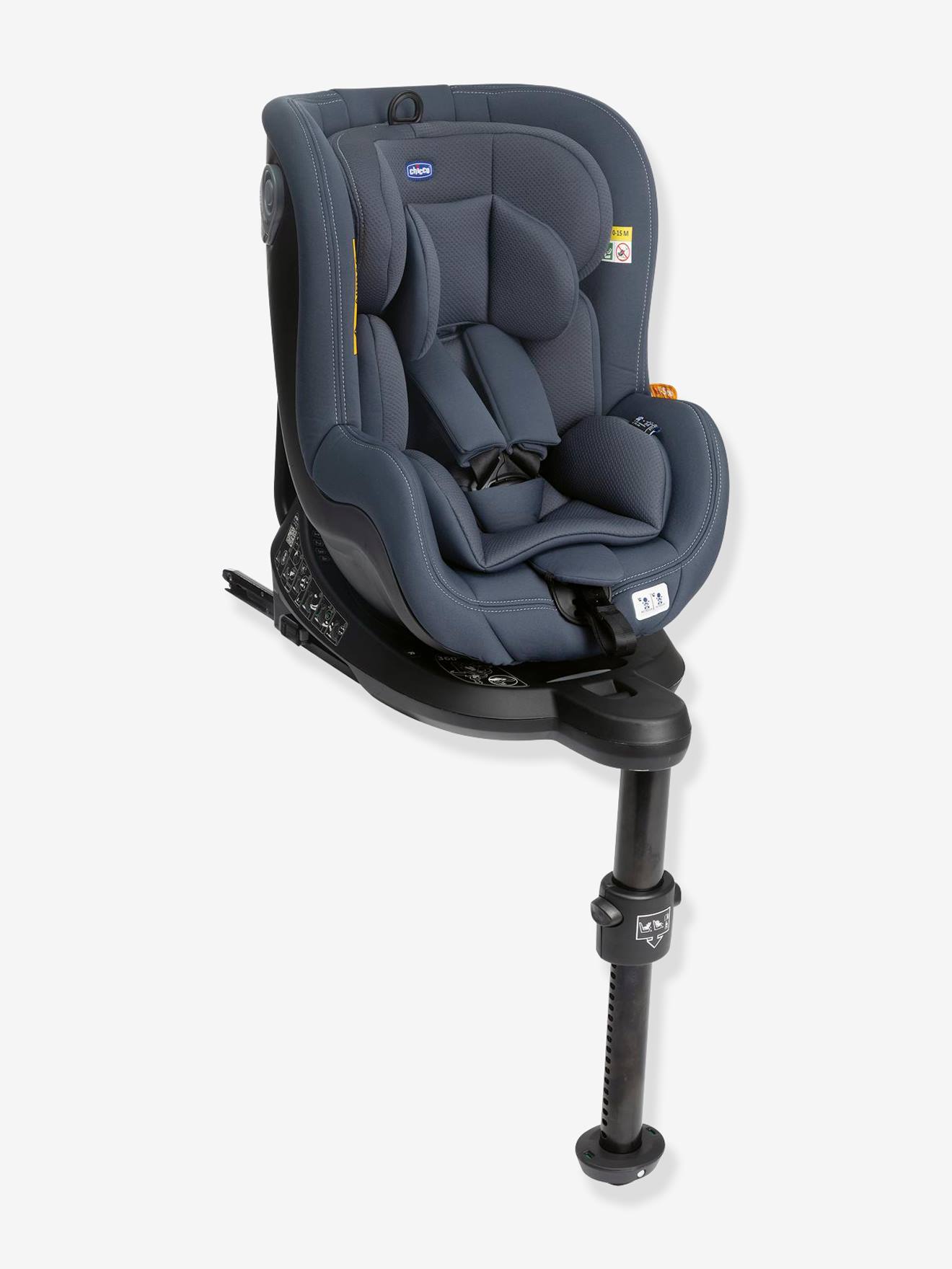 Chicco Kindersitz SEAT2FIT I-SIZE Gr. 0+/1 CHICCO, 45-105 cm, drehbar - grau