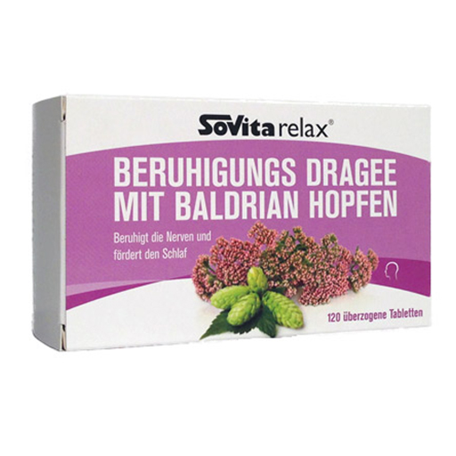 SOVITA RELAX Beruhigungs Dragee m.Baldrian Hopfen  120 St  Tabletten, überzogen