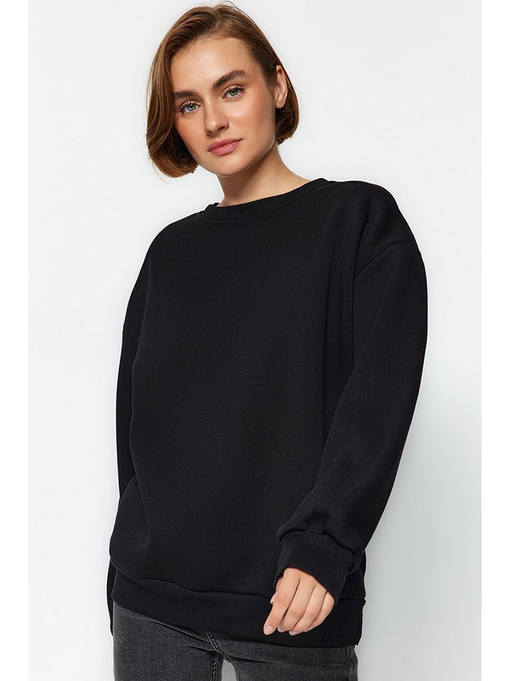 trendyol Sweatshirt in Schwarz günstig kaufen