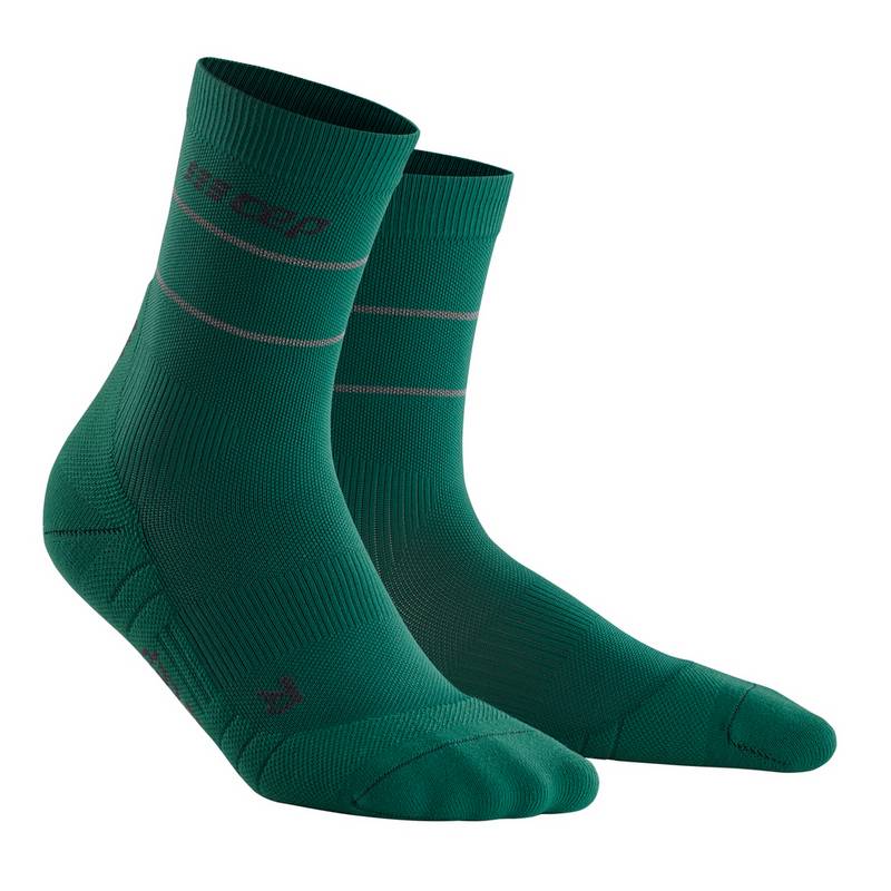 CEP Reflective Mid Cut Socken Damen